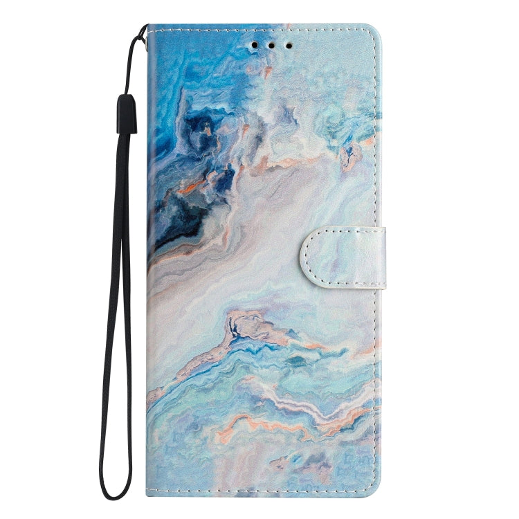 For Blackview A53 Pro Colored Drawing Leather Phone Case(Blue Marble) - More Brand by PMC TechLife | Online Shopping South Africa | PMC TechLife | Buy Now Pay Later Mobicred