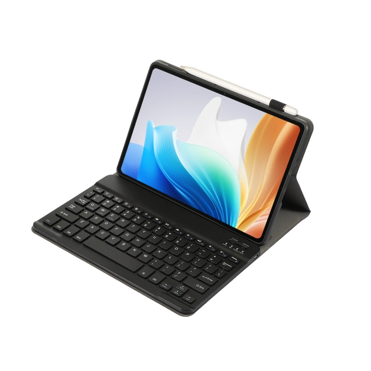 For OPPO Pad Air2 11.4 inch OP14 TPU Ultra-thin Detachable Bluetooth Keyboard Leather Case(Black) - Others Keyboard by PMC Jewellery | Online Shopping South Africa | PMC Jewellery