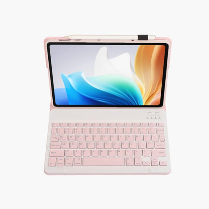 For OPPO Pad Air2 11.4 inch OP14 TPU Ultra-thin Detachable Bluetooth Keyboard Leather Case(Pink) - Others Keyboard by PMC Jewellery | Online Shopping South Africa | PMC Jewellery