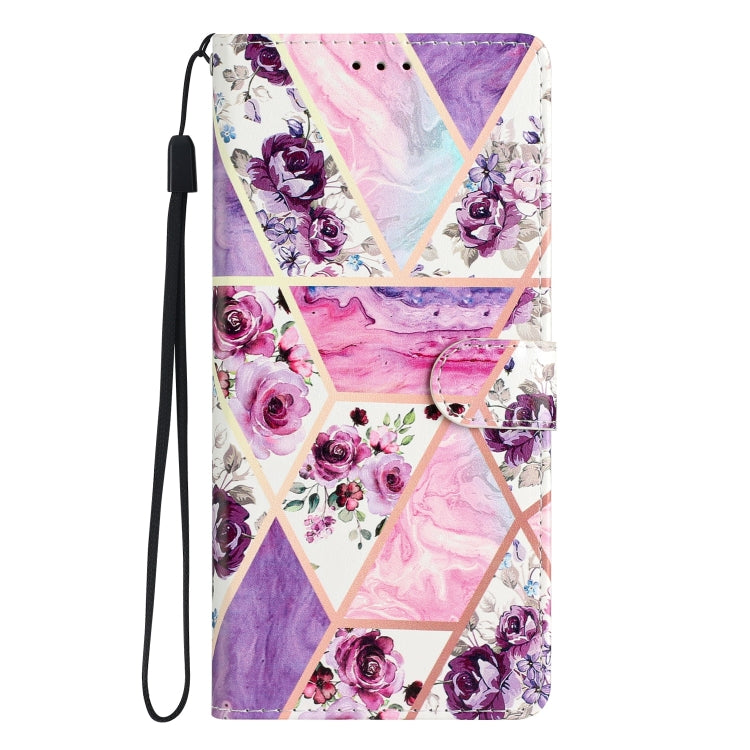 For Ulefone Note 14 Colored Drawing Leather Phone Case(Purple Marble) - Ulefone Cases by PMC Jewellery | Online Shopping South Africa | PMC Jewellery | Buy Now Pay Later Mobicred