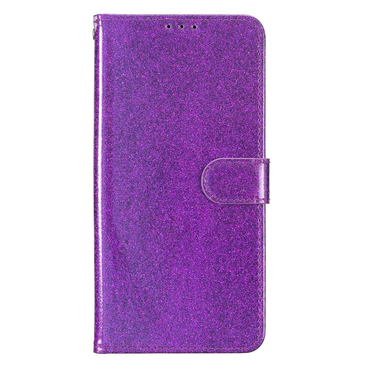 For Blackview A55 Pro Glitter Powder Flip Leather Phone Case(Purple) - More Brand by PMC Jewellery | Online Shopping South Africa | PMC Jewellery