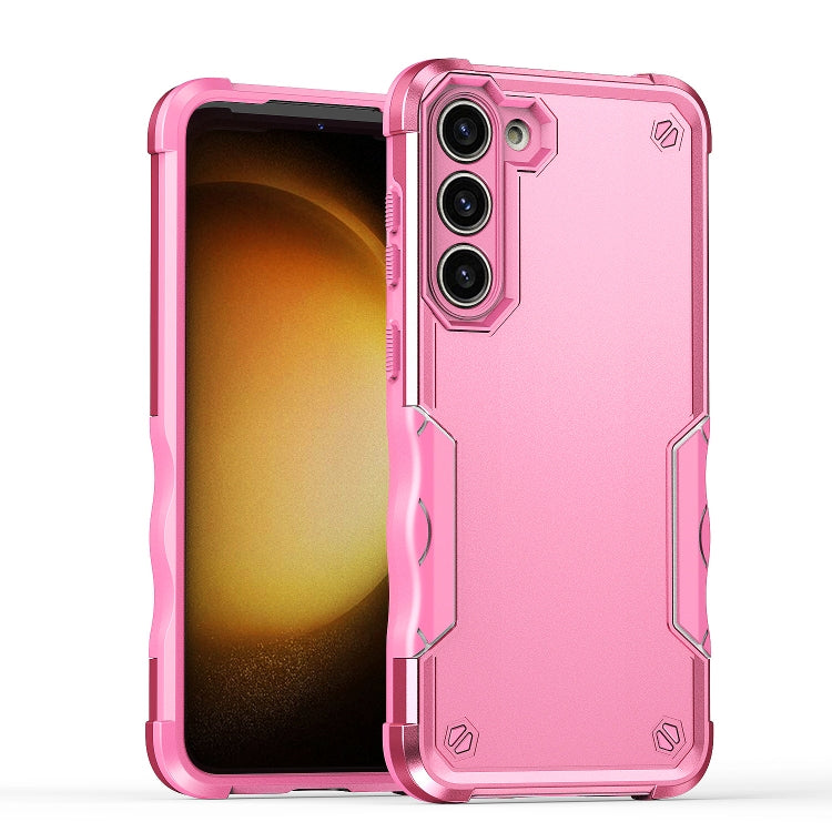 For Samsung Galaxy S24 5G Non-slip Shockproof Armor Phone Case(Pink) - Galaxy S24 5G Cases by PMC Jewellery | Online Shopping South Africa | PMC Jewellery