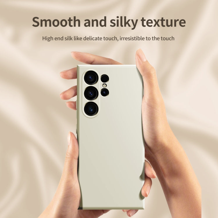 For Samsung Galaxy S24 Ultra 5G Imitation Liquid Silicone Phone Case(White) - Galaxy S24 Ultra 5G Cases by PMC Jewellery | Online Shopping South Africa | PMC Jewellery