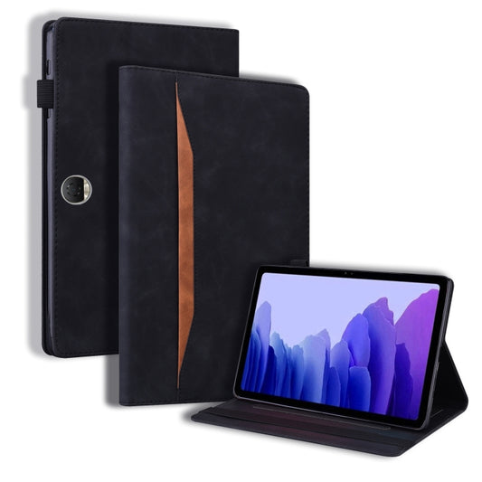 For Honor Pad 9 Splicing Shockproof Leather Tablet Case(Black) - Honor by PMC Jewellery | Online Shopping South Africa | PMC Jewellery | Buy Now Pay Later Mobicred