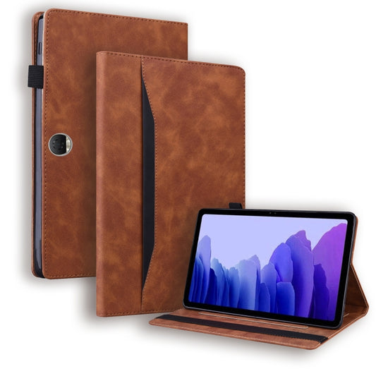 For Honor Pad 9 Splicing Shockproof Leather Tablet Case(Brown) - Honor by PMC Jewellery | Online Shopping South Africa | PMC Jewellery | Buy Now Pay Later Mobicred