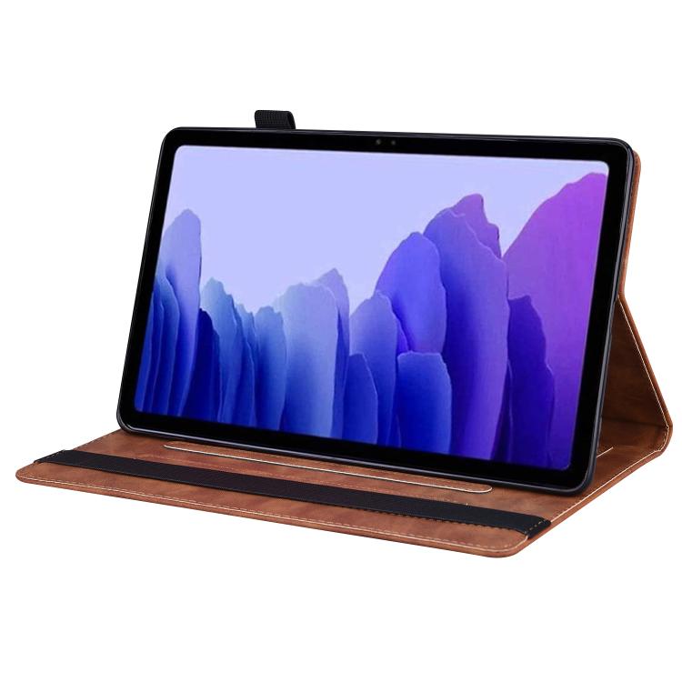 For Honor Pad V9 Splicing Shockproof Leather Tablet Case(Brown) - Honor by PMC TechLife | Online Shopping South Africa | PMC TechLife | Buy Now Pay Later Mobicred