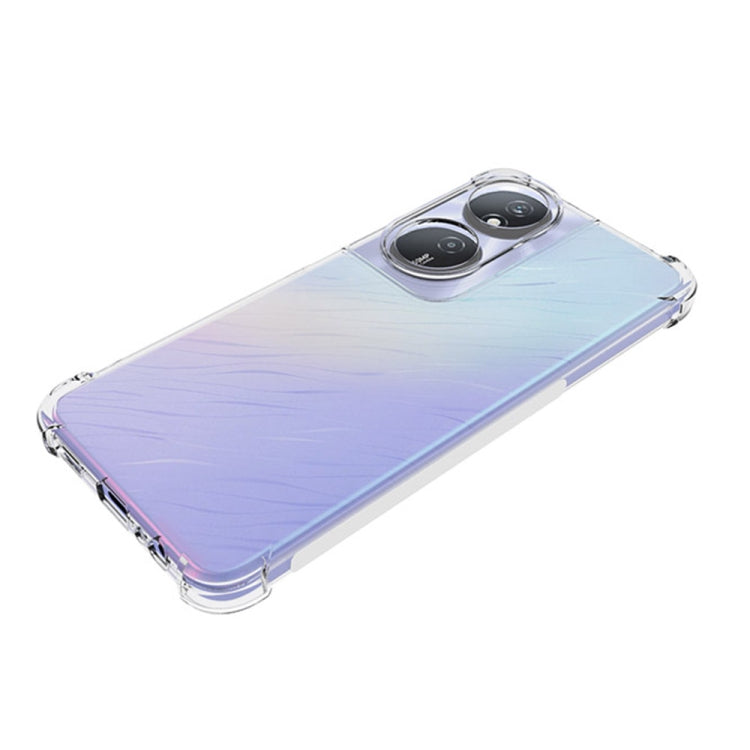 For Honor Play 50 Plus 5G / 8T 5G / X7b 4G Shockproof Non-slip Thickening TPU Phone Case(Transparent) - Honor Cases by PMC Jewellery | Online Shopping South Africa | PMC Jewellery