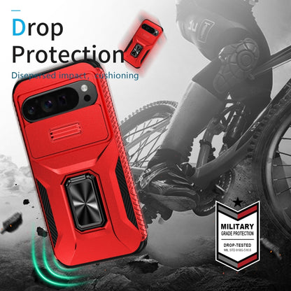 For Google Pixel 9 Pro XL Sliding Camshield Holder Phone Case(Red) - Google Cases by PMC Jewellery | Online Shopping South Africa | PMC Jewellery | Buy Now Pay Later Mobicred