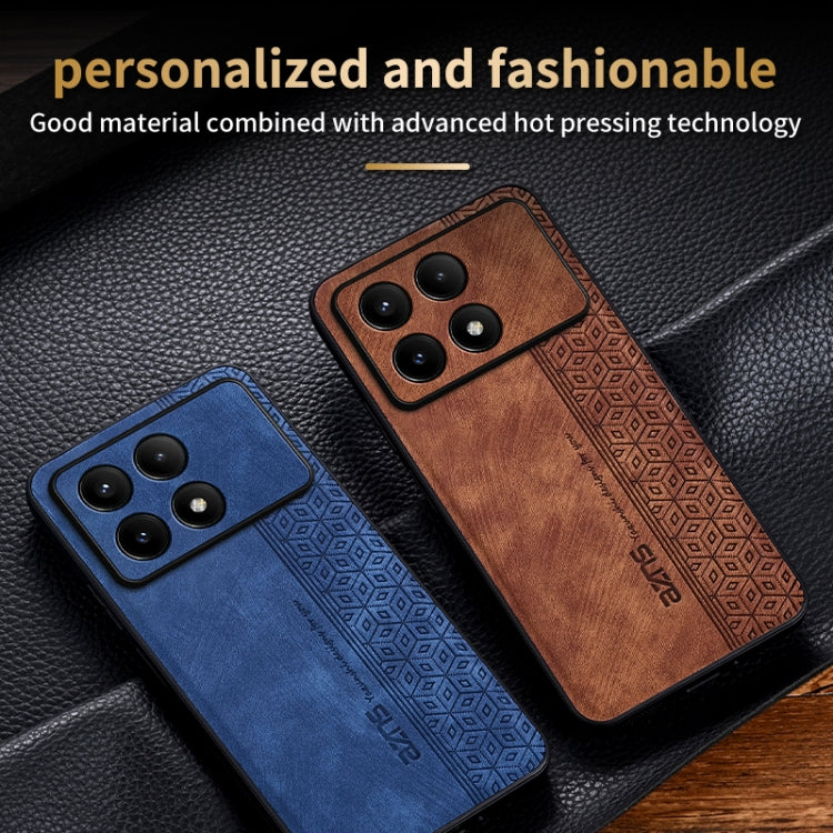 For Xiaomi Redmi K70 AZNS 3D Embossed Skin Feel Phone Case(Sapphire Blue) - K70 Cases by AZNS | Online Shopping South Africa | PMC Jewellery | Buy Now Pay Later Mobicred