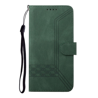 For Xiaomi Redmi K70 Cubic Skin Feel Flip Leather Phone Case(Green) - K70 Cases by PMC Jewellery | Online Shopping South Africa | PMC Jewellery | Buy Now Pay Later Mobicred