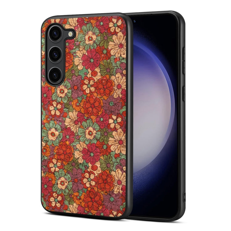 For Samsung Galaxy S24+ 5G Four Seasons Flower Language Series TPU Phone Case(Summer Red) - Galaxy S24+ 5G Cases by PMC Jewellery | Online Shopping South Africa | PMC Jewellery