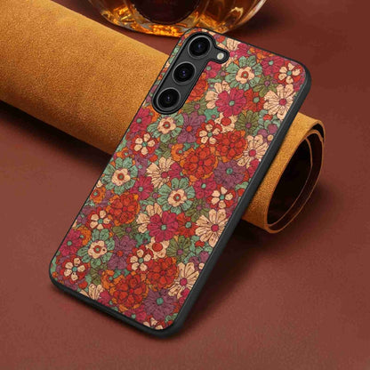 For Samsung Galaxy S24+ 5G Four Seasons Flower Language Series TPU Phone Case(Summer Red) - Galaxy S24+ 5G Cases by PMC Jewellery | Online Shopping South Africa | PMC Jewellery