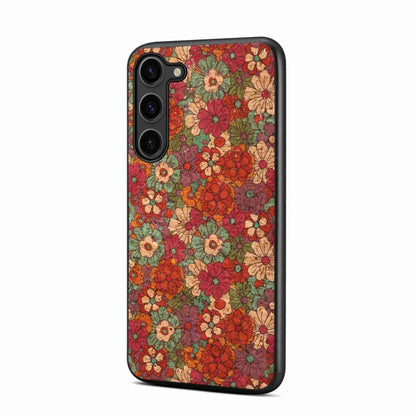 For Samsung Galaxy S24+ 5G Four Seasons Flower Language Series TPU Phone Case(Summer Red) - Galaxy S24+ 5G Cases by PMC Jewellery | Online Shopping South Africa | PMC Jewellery