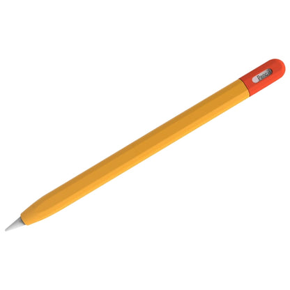 For Apple Pencil (USB-C) Stylus Pen Protective Cover with Nib Cover(Orange+Red) - Pencil Accessories by PMC Jewellery | Online Shopping South Africa | PMC Jewellery | Buy Now Pay Later Mobicred