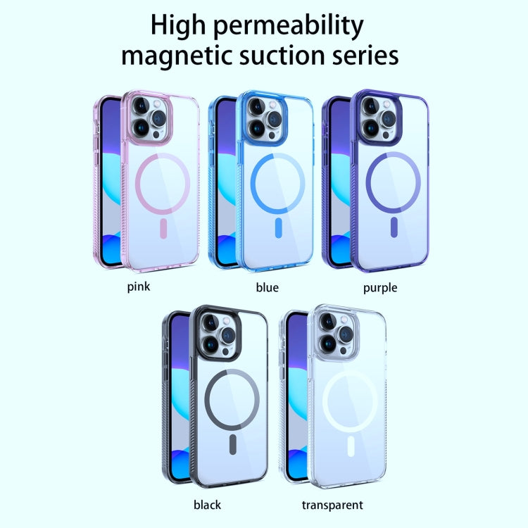 For iPhone 14 Pro 2.5mm MagSafe Acrylic Hybrid TPU Phone Case(Deep Purple) - iPhone 14 Pro Cases by PMC Jewellery | Online Shopping South Africa | PMC Jewellery