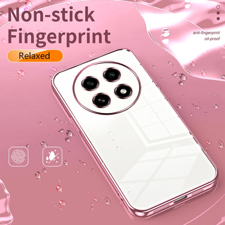 For OPPO A2 Pro Transparent Plating Fine Hole Phone Case(Green) - A2 Pro Cases by PMC TechLife | Online Shopping South Africa | PMC TechLife | Buy Now Pay Later Mobicred
