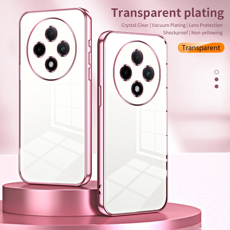 For OPPO A3 Pro Transparent Plating Fine Hole Phone Case(Green) - free shipping - PMC TechLife - Order now!