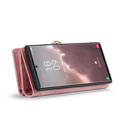 For Samsung Galaxy S24 Ultra 5G CaseMe 008 Detachable Multifunctional Leather Phone Case(Pink) - Galaxy S24 Ultra 5G Cases by CaseMe | Online Shopping South Africa | PMC Jewellery | Buy Now Pay Later Mobicred