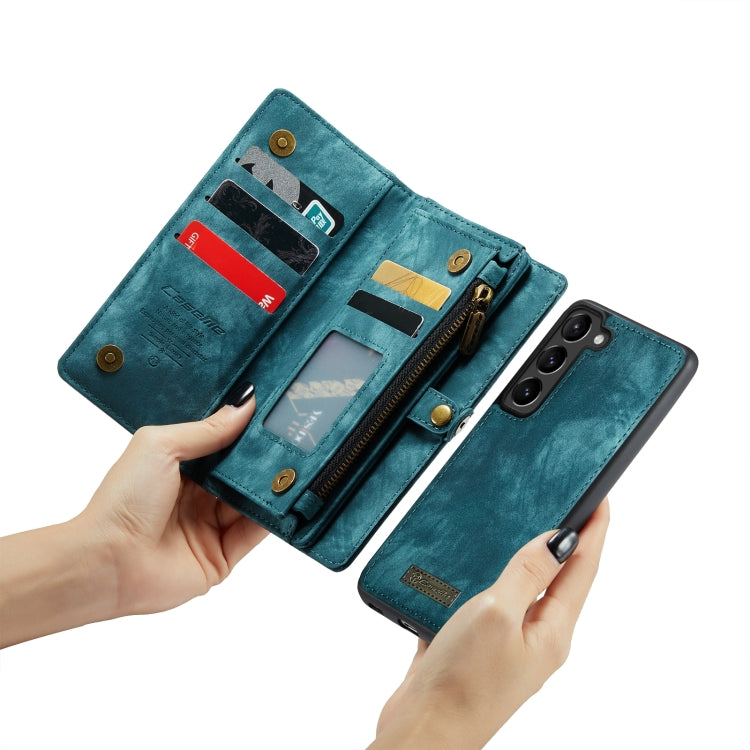 For Samsung Galaxy S24+ 5G CaseMe 008 Detachable Multifunctional Leather Phone Case(Blue) - Galaxy S24+ 5G Cases by CaseMe | Online Shopping South Africa | PMC Jewellery | Buy Now Pay Later Mobicred