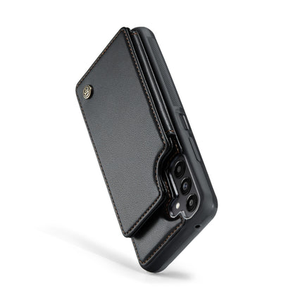 For Samsung Galaxy A25 4G CaseMe C22 PC+TPU Business Style RFID Anti-theft Leather Phone Case(Black) - Galaxy Phone Cases by CaseMe | Online Shopping South Africa | PMC Jewellery | Buy Now Pay Later Mobicred