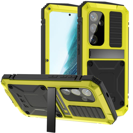 For Samsung Galaxy S24+ 5G R-JUST Life Waterproof Dustproof Shockproof Phone Case(Yellow) - Galaxy S24+ 5G Cases by R-JUST | Online Shopping South Africa | PMC Jewellery