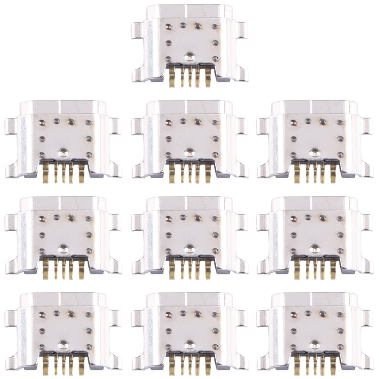 For vivo Y51s 10pcs Original Charging Port Connector - Single Tail Connector by PMC Jewellery | Online Shopping South Africa | PMC Jewellery