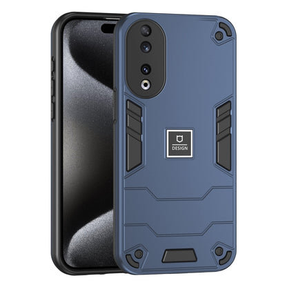 For Honor 90 2 in 1 Shockproof Phone Case(Blue) - Honor Cases by PMC Jewellery | Online Shopping South Africa | PMC Jewellery