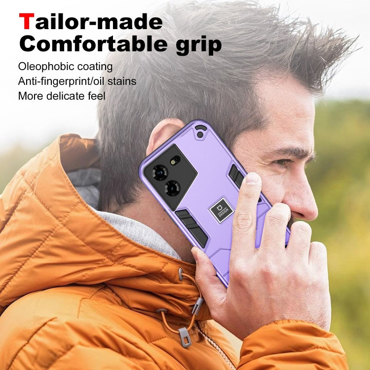 For Tecno Pova 5 2 in 1 Shockproof Phone Case(Purple) - Tecno Cases by PMC Jewellery | Online Shopping South Africa | PMC Jewellery | Buy Now Pay Later Mobicred