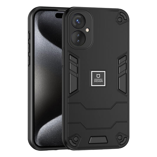 For Tecno Spark 9 Pro 2 in 1 Shockproof Phone Case(Black) - Tecno Cases by PMC Jewellery | Online Shopping South Africa | PMC Jewellery | Buy Now Pay Later Mobicred