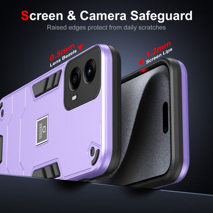 For Motorola Moto G Stylus 5G 2024 Shockproof TPU Hybrid PC Phone Case(Purple) - Motorola Cases by PMC Jewellery | Online Shopping South Africa | PMC Jewellery | Buy Now Pay Later Mobicred