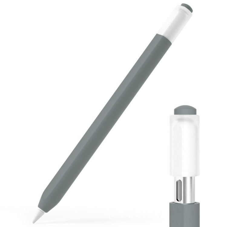 For Apple Pencil (USB-C) Jelly Silicone Stylus Pen Protective Cover(Grey) - Pencil Accessories by PMC Jewellery | Online Shopping South Africa | PMC Jewellery | Buy Now Pay Later Mobicred