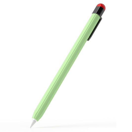 For Apple Pencil 2 Pen Clip Ultra Thin Series Stylus Pen Protective Case(Matcha Green) - Pencil Accessories by PMC Jewellery | Online Shopping South Africa | PMC Jewellery | Buy Now Pay Later Mobicred