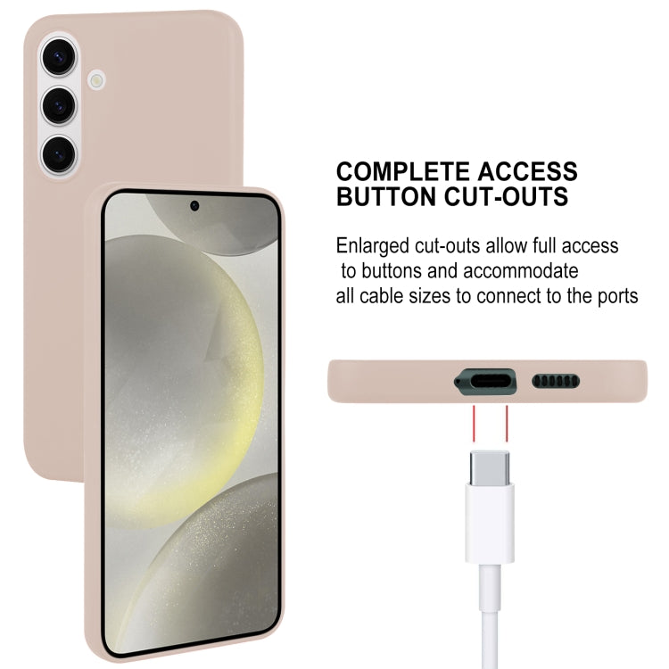 For Samsung Galaxy S24+ 5G GOOSPERY SOFT FEELING Liquid TPU Soft Phone Case(Apricot) - Galaxy S24+ 5G Cases by GOOSPERY | Online Shopping South Africa | PMC Jewellery | Buy Now Pay Later Mobicred