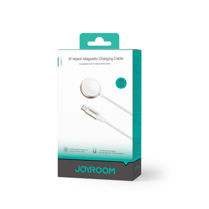 JOYROOM S-IW011 3.5W Magnetic Wireless Charger For Apple Watch Series, Length: 1.2m(White) - Charger / Holder by JOYROOM | Online Shopping South Africa | PMC Jewellery | Buy Now Pay Later Mobicred