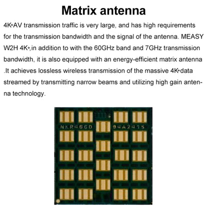 Measy W2H 60GHz 4K+ Ultra HD Wireless Transmission Kit, Transmission Distance: 50m(AU Plug) - Set Top Box & Accessories by Measy | Online Shopping South Africa | PMC Jewellery | Buy Now Pay Later Mobicred