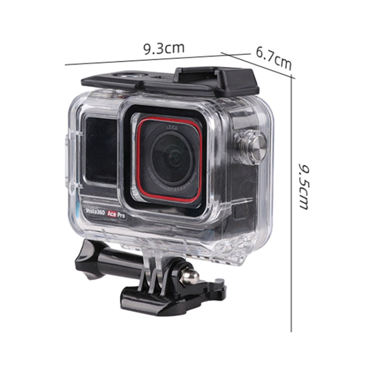 For Insta360 Ace Pro 60m Underwater Waterproof Housing Case - Case & Bags by PMC Jewellery | Online Shopping South Africa | PMC Jewellery