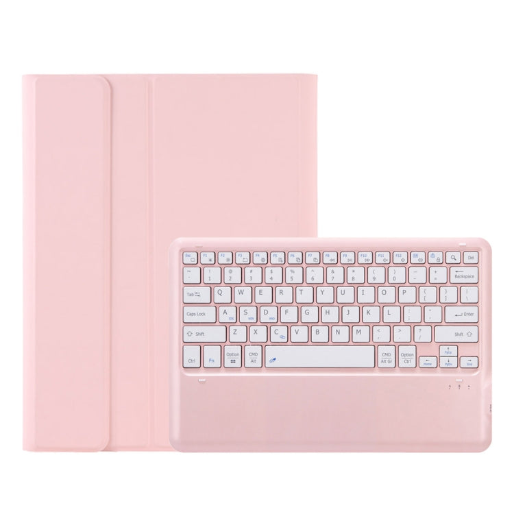 For Honor Pad 9 AH19 TPU Ultra-thin Detachable Bluetooth Keyboard Tablet Leather Case(Pink) - Huawei Keyboard by PMC Jewellery | Online Shopping South Africa | PMC Jewellery