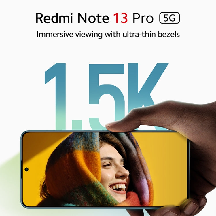 [HK Warehouse] Xiaomi Redmi Note 13 Pro 5G Global, 8GB+256GB, 6.67 inch MIUI 14 Snapdragon 7s Gen 2 Octa Core 2.4GHz, NFC, Network: 5G(Blue) - Xiaomi Redmi by Xiaomi | Online Shopping South Africa | PMC Jewellery