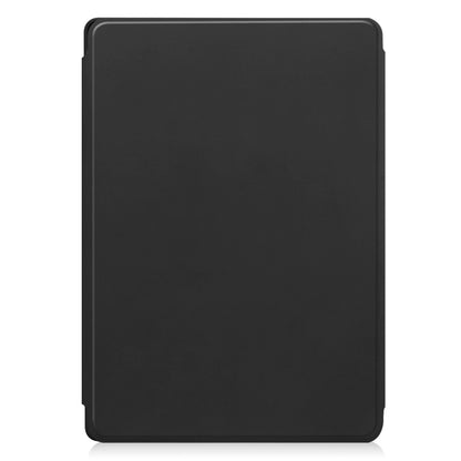 For Lenovo Tab M11/Xiaoxin Pad 11 2024 360 Rotation Transparent Smart Leather Case(Black) - Lenovo by PMC Jewellery | Online Shopping South Africa | PMC Jewellery | Buy Now Pay Later Mobicred