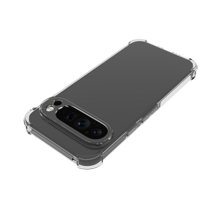 For Google Pixel 9 Pro XL Shockproof Non-slip Thickening TPU Phone Case(Transparent) - Google Cases by PMC Jewellery | Online Shopping South Africa | PMC Jewellery | Buy Now Pay Later Mobicred