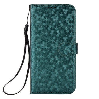 For Motorola Edge 5G 2024 Honeycomb Dot Texture Leather Phone Case(Green) - Motorola Cases by PMC Jewellery | Online Shopping South Africa | PMC Jewellery | Buy Now Pay Later Mobicred