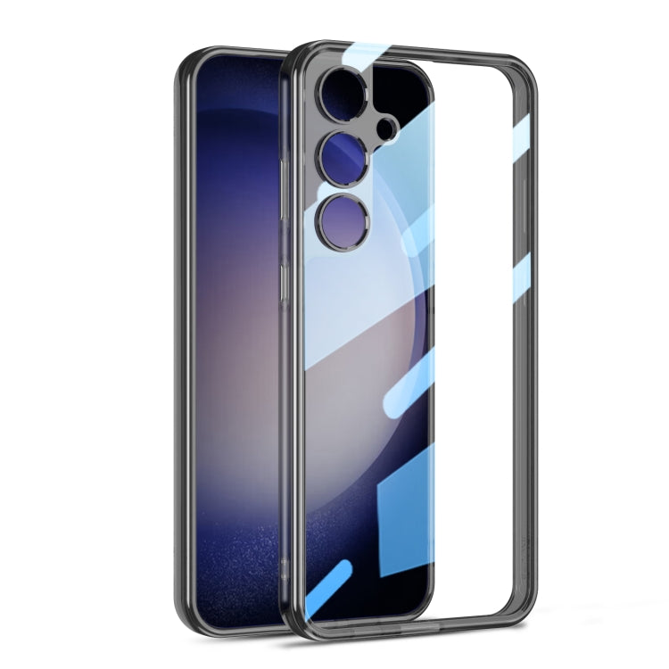 For Samsung Galaxy S24 5G GKK Space Frame Transparent PC + TPU Phone Case(Transparent Black) - Galaxy S24 5G Cases by GKK | Online Shopping South Africa | PMC Jewellery | Buy Now Pay Later Mobicred