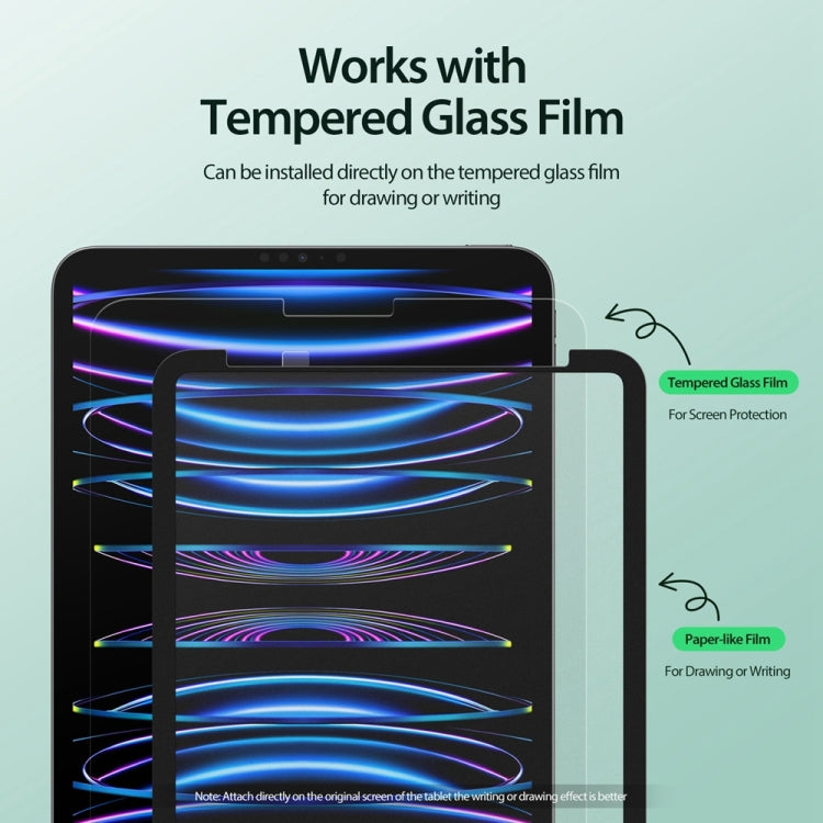 For iPad Pro 12.9 2022/2021/2020 DUX DUCIS Naad Series Removable Paper-like Screen Protector - free shipping - PMC Jewellery - Order now!