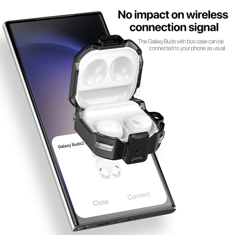 For Samsung Galaxy Buds 2/2 Pro / Buds FE DUX DUCIS SECE Series TPU + PC Wireless Earphones Protective Case(Black) - Samsung Earphone Case by DUX DUCIS | Online Shopping South Africa | PMC Jewellery | Buy Now Pay Later Mobicred