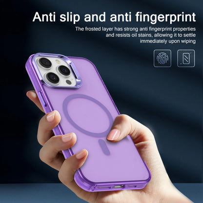 For iPhone 12 Pro Electroplated IMD Magsafe PC Hybrid TPU Phone Case(Purple) - iPhone 12 / 12 Pro Cases by PMC Jewellery | Online Shopping South Africa | PMC Jewellery