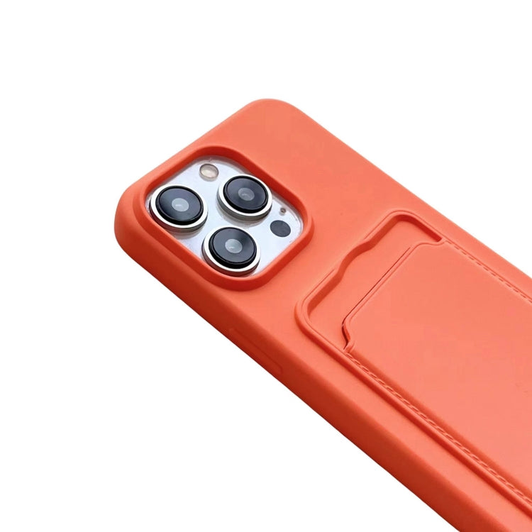 For iPhone 16 Plus Card Slot Liquid Silicone Phone Case with Lanyard(Dark Green) - iPhone 16 Plus Cases by PMC TechLife | Online Shopping South Africa | PMC TechLife | Buy Now Pay Later Mobicred