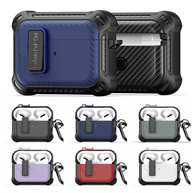 For AirPods 3 DUX DUCIS PECI Series Earbuds Box Protective Case(Purple) - For AirPods 3 by DUX DUCIS | Online Shopping South Africa | PMC Jewellery | Buy Now Pay Later Mobicred