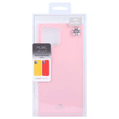 For Samsung Galaxy S24 Ultra 5G GOOSPERY PEARL JELLY Shockproof TPU Phone Case(Pink) - Galaxy S24 Ultra 5G Cases by GOOSPERY | Online Shopping South Africa | PMC Jewellery | Buy Now Pay Later Mobicred