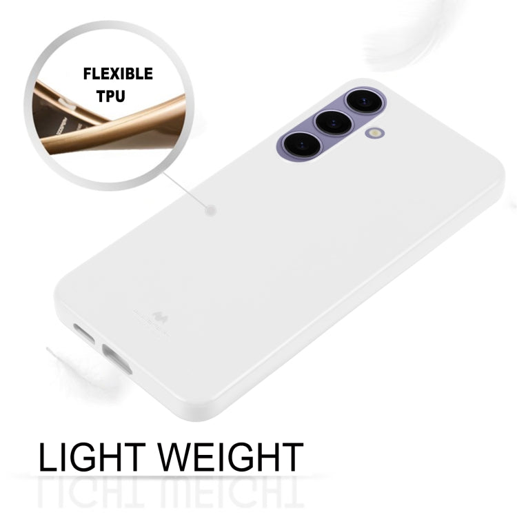 For Samsung Galaxy S24 5G GOOSPERY PEARL JELLY Shockproof TPU Phone Case(White) - Galaxy S24 5G Cases by GOOSPERY | Online Shopping South Africa | PMC Jewellery | Buy Now Pay Later Mobicred