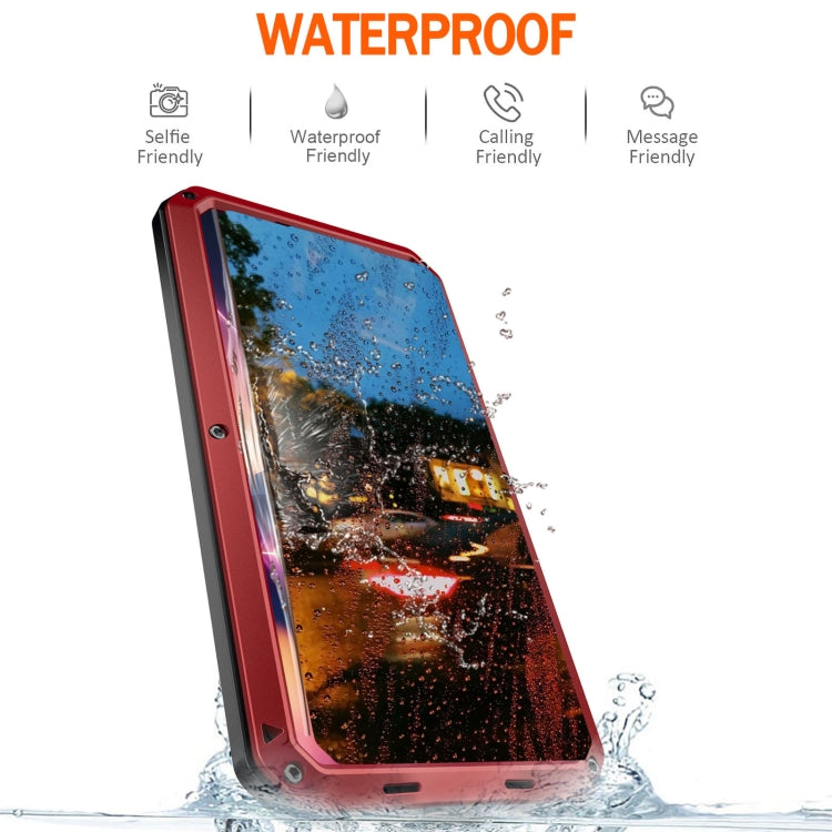 For Samsung Galaxy S24 Ultra 5G Shockproof Life Waterproof Silicone + Zinc Alloy Phone Case(Red) - Galaxy S24 Ultra 5G Cases by PMC Jewellery | Online Shopping South Africa | PMC Jewellery | Buy Now Pay Later Mobicred